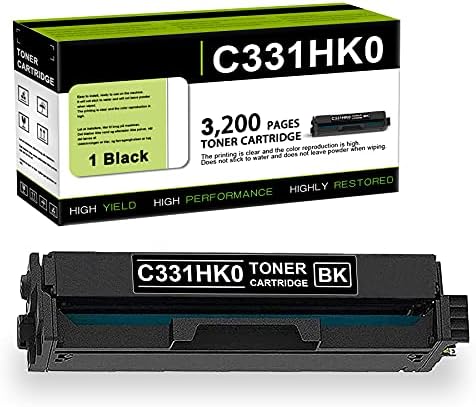 1 Paket C331HK0 Siyah Yeniden Üretilmiş Uyumlu Toner Kartuşu Değiştirme için Lexmark MC3326adwe C3326 C3326dw Yazıcı Toner
