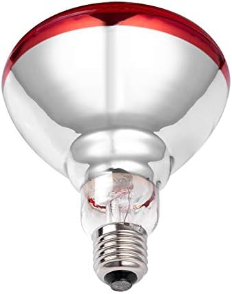 150W Kırmızı ışık Yakın Kızılötesi ısıtma Lambası - E27 Vidalı Kapak, 110V Akkor Ampul Değiştirme