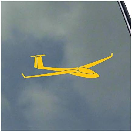 Uçuşta yelkenli Vinil Sticker Çıkartma Planör Uçak Pilotu