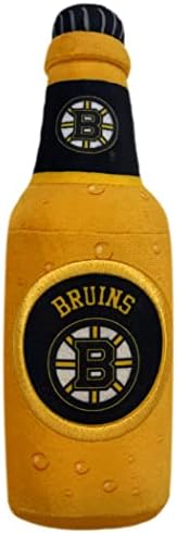 NHL Boston Bruins Bira Şişesi Peluş Köpek ve KEDİ Squeak Oyuncak-Şirin Stadyum SODA Şişesi Snack Peluş Oyuncak Köpekler ve