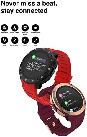 ıTouch Explorer 3 Smart Watch Fitness Tracker, Kalp Atış Hızı, Adım Sayacı, Uyku Monitörü, Mesaj, IP68 Su Geçirmez, Kadınlar
