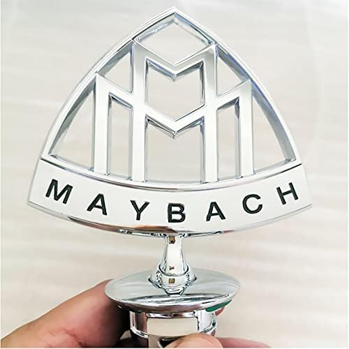 2 adet Arka Yan logo çıkartması Maybach Kendinden Yapışkanlı Amblem ıçin Fit S400 S450 S500 S550 S560 S580 S600 S650 S Sınıfı