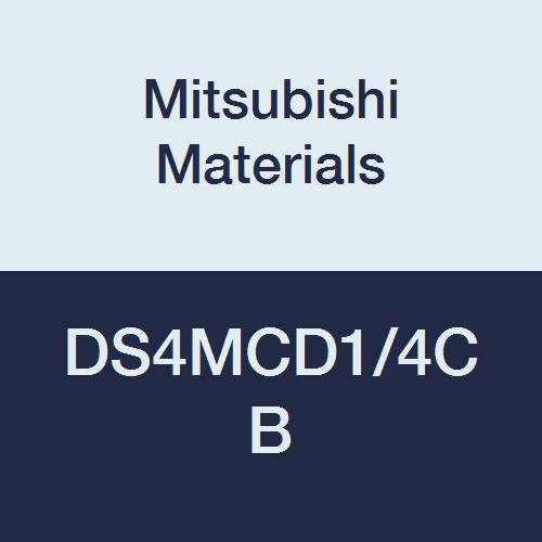 Mitsubishi Malzemeleri DS4MCD1/4CB DS4MC.CB Serisi Karbür Elmas Yıldız Kare Burun End Mill, Orta Flüt, Merkezi Kesim, talaş
