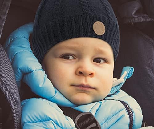 DANMY Polar Şapka için Bebek, Bebek Kız Bere Şapka, kış Sıcak Şapka için Bebek Yenidoğan Toddler Küçük Erkek Kız Örgü Kap