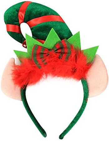 UVYR Noel Noel Baba Şapka Saç Bantları Noel Tatili Kostüm Süslemeleri için Kafa Şapka Toppers Saç Bantları