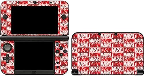 3DS XL 2015 ile Uyumlu Skinit Çıkartma Oyun Cildi - Resmi Lisanslı Marvel / Disney Marvel Logo Desen Tasarımı