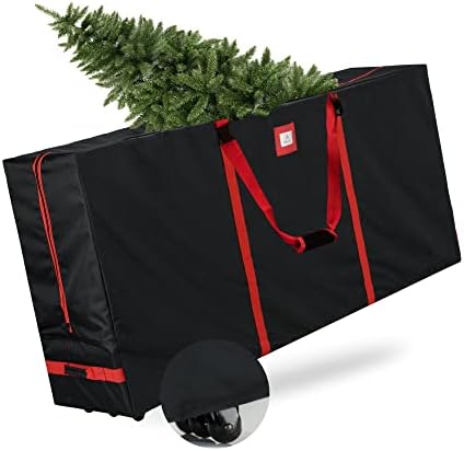 Ağacı Yuva Haddeleme Noel Ağacı saklama çantası 9ft Noel Ağacı Kutusu için Noel Yapay Demonte Ağaçları Tatil Ekstra Büyük Ağır