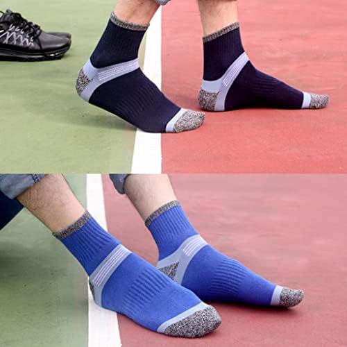 3 Pairs erkek Atletik Koşu Çorap Performans Yastık Pamuk Atletik Ekip Çorap Erkekler için Boyutu 9-12