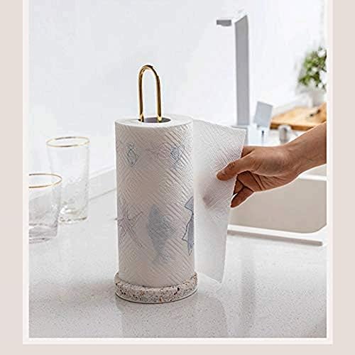 XJJZS Kağıt Havlu Tutacağı-Mermer Taban, Dik Kağıt Tutucu Mutfak Havlu Dispenseri, Mutfak için Kağıt Havlu Tutacağı