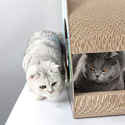 Kedi Tırmalama Kedi Tırmalama Premium Kedi Tırmalayıcı, Oluklu Mukavva Geri Dönüşümlü 2 kat Daha Uzun Sürer 1 Paket Catnip,