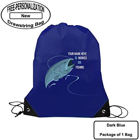 EZPENCİLS ve HEDİYELER-İpli Çantalar-Balıkçılık Tasarımı-Özel Metin-1'li Paket-Okul sırt çantası, Spor Salonu / Spor Çantası,