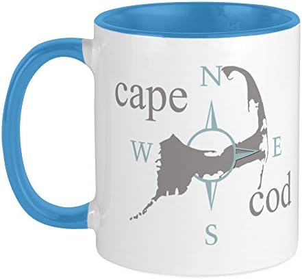 CafePress Cape Cod Pusula Kupa Benzersiz Kahve Kupa, Kahve Fincanı
