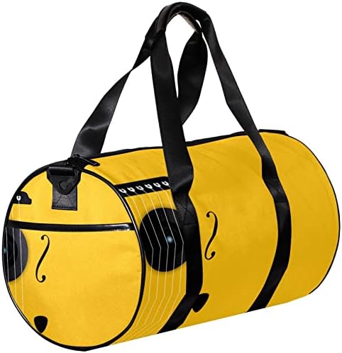 MaMacool Yuvarlak Spor spor spor çantası ile Ayrılabilir Omuz Askısı Müzik Eğitim Çanta Gecede Çanta Kadınlar ve Erkekler için