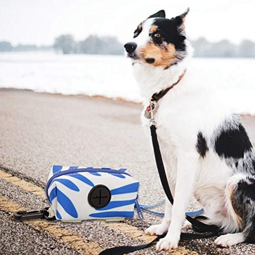TEHAUX Pet Köpek atık torbası Dağıtıcı Tutucu Oxford Kumaş Kılıfı ile Fermuar Kapatma-Pet Köpek Malzemeleri