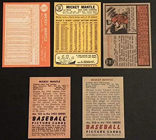 MİCKEY MANTO 24 Kart Baz Seti. 1951-1969. Oynadığı Her Yılın Ana Kartı artı Bonus Baskısı
