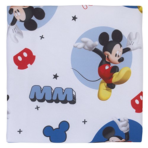Disney 4 Parça Yürümeye Başlayan Yatak Seti Mickey Mouse Playhouse Mavi / Beyaz, Standart Yürümeye Başlayan yataklara uyar-52