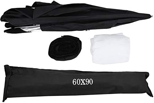 ZRQYHN 60x90 cm Taşınabilir Fotoğraf Stüdyosu Softbox şemsiye difüzör Reflektör, yumuşak ışık, hiçbir Engelleme Flaş, standart
