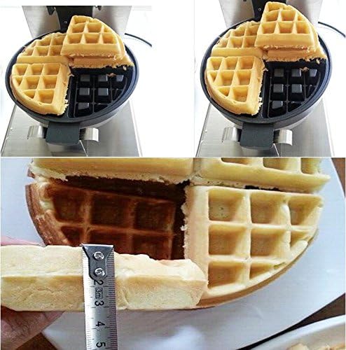 TECHTONGDA Ticari Döner waffle makinesi Makinesi Elektrikli Dönebilen Waffle yapma Makinesi ile Çift İstasyonu Ütüler için