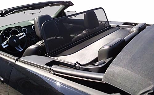 Aperta Siyah rüzgar saptırıcı ile Uyumlu Ford Mustang D2C / Tailor Made Windblocker / Taslak Durdurma / Windstopper Ford Cabrio
