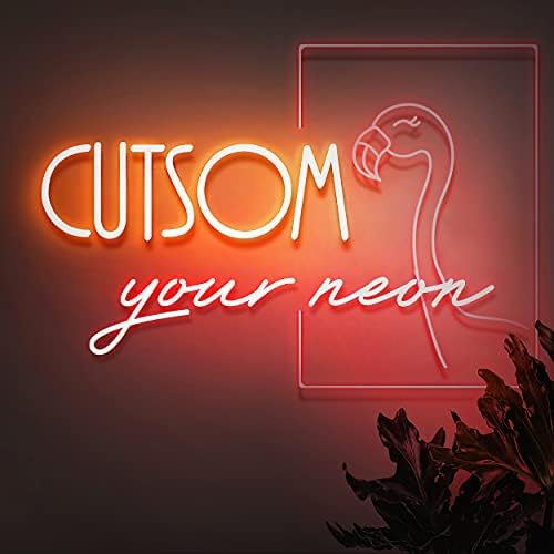 MİEPOKY Özel Neon Işaretleri Düğün Adı Işaretleri Kısılabilir Personalzied Neon Işaretleri Yatak Odası Salon Ofis Duvar Işaretleri