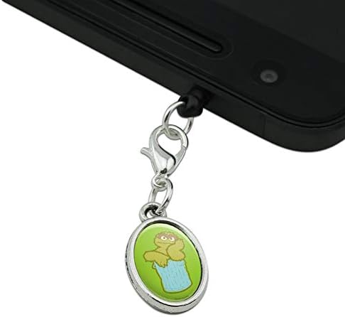 Susam sokağı Oscar huysuz sıkıntılı cep telefonu kulaklık jakı Oval çekicilik iPhone iPod Galaxy için uygun