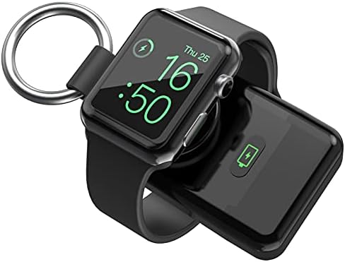 Aukvite Kablosuz Şarj için Apple Izle, USB C 1400 mAh P-ower Bankası iWatch Şarj Cihazı, taşınabilir Manyetik iwatch Şarj Cihazı