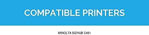 LD Uyumlu Toner Kartuşu Değiştirme için Konica Minolta Bizhub C451 TN411K (Siyah)