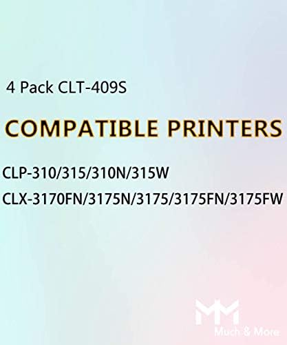 MM ÇOK DAHA Uyumlu Toner Kartuşu samsung için yedek CLT-409S 409 S 407 S kullanımı ile CLP-310 CLP-315 CLP-310N 315 W CLX-3170FN