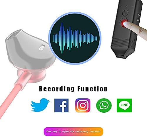 Waytronic Cep Telefonu Çağrı Kaydedici Kulaklık Cep Telefonu Kayıt Cihazı Ses Kaydedici Kalem Fonksiyonu ile Kulaklık Telefon