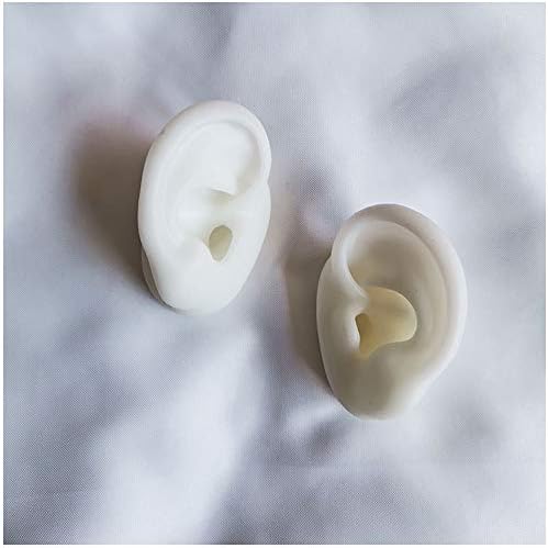 K99 Kulak Modeli Yumuşak 1 Çift Silikon Kulak Akupunktur Uygulama Modeli Takı Ekran Akupunktur Filmi Prop Veya 3D Ses
