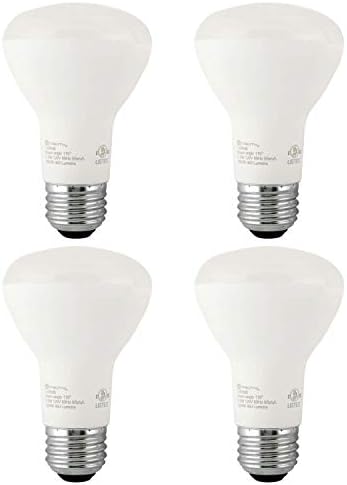 R20 LED Flood Light Bulb, 8 W (50 W Eşdeğeri), Kısılabilir, 460 Lümen, 3000 k Yumuşak Beyaz, E26 Orta Taban, Energy Star (4