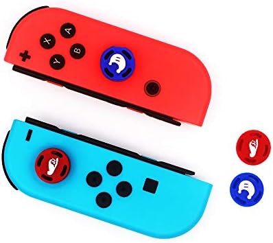Silikon Analog Thumb Çubuk Sapları Joystick Kapaklar Thumbstick Nintendo Anahtarı NS JoyCon Denetleyici Joy-Con Kapak (2 ADET