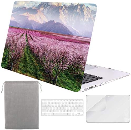 Sykiila için Eski MacBook Hava 13 İnç Kılıf için 2010-2017 Eski Sürüm, Model A1369 / A1466 4 in 1 Sert Kabuk Durumda ve HD