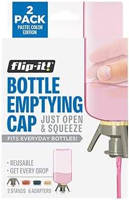 Flip-It! Şişe Boşaltma Kiti (2 Paket, Pastel Renk Baskısı)