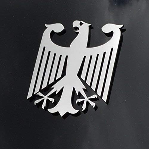 Paslanmaz Çelik Alman Almanya Kartal Metal Dekoratif Asılı Duvar Sanatı Süs Blased Frost Finish 24 Tall