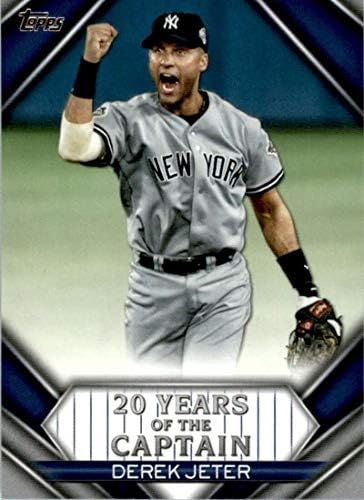 2020 Topps Güncellemesi Kaptan Beyzbolun 20 Yılı YOC-03 Derek Jeter New York Yankees Topps Şirketinden Resmi MLB Ticaret Kartı