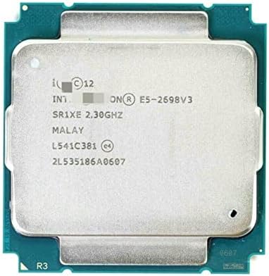 QNMD Bilgisayar Yedek parçaları E5 2698 V3 İşlemci SR1XE 2.3 Ghz 16 Çekirdekli 135 W Soket LGA 2011-3 CPU E5 2698V3 Bilgisayar