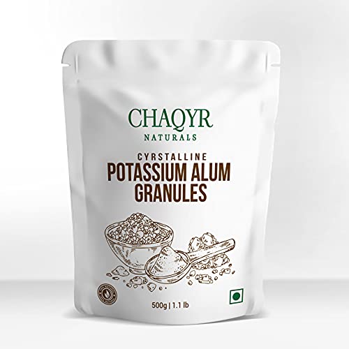 Chaqyr Naturals Potasyum Şap Granülleri 500 Gram (17.63 oz) | Potasyum Şap Granülleri / Pişirme İşleminde Mayalama Maddesi