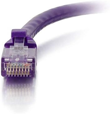 C2G 04026 Cat6 Kablo-Snagless Korumasız Ethernet Ağ Yama Kablosu, Mor (4 Fit, 1,22 Metre)