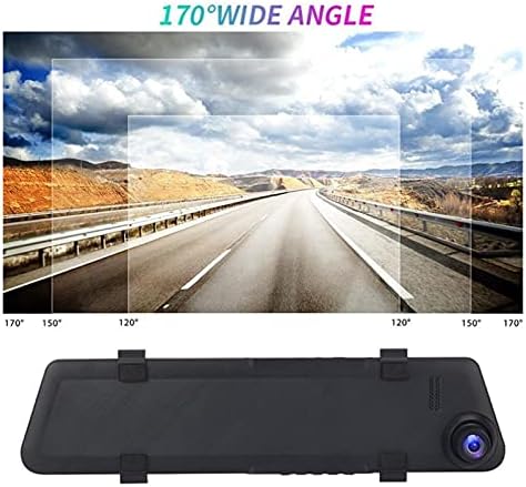 NEDEN-YUE Dash kamera ıçin Araba 4.3 Inç IPS Ön ve Arka Görüş Kamerası 170 Derece Sürüş Kaydedici çift lensli araba DashCam