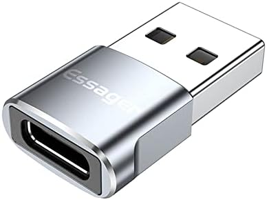 OTG Adaptör Tipi C USB 3.0 Dönüştürücü Cep Telefonu için USB-C Konnektör Adaptador(Tip C USB 2.0, Gri)