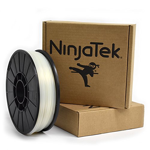 NınjaTek 3DAR08117510 NınjaTek Armadillo TPU Filament, 1,75 mm, TPE, 1 kg, Su (Berrak) (1'li Paket)