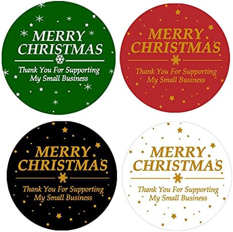 Üst etiket Noel Küçük İşletme Etiketlerimi Desteklediğiniz için Teşekkür Ederim, Noel Kış Teması Özel Teşekkür Etiketleri,