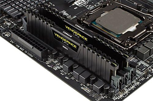 AMD Ryzen için optimize edilmiş Corsair Vengeance LPX 8GB (1x8GB) DDR4 3200 (PC4-25600) C16-Siyah
