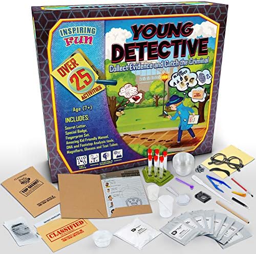 phaiser İlham Verici Eğlenceli Genç Dedektif Seti-Kanıt Toplayın ve Suç Araç Setini Yakalayın-Bilim Deneyi Öğrenme Seti-Casus