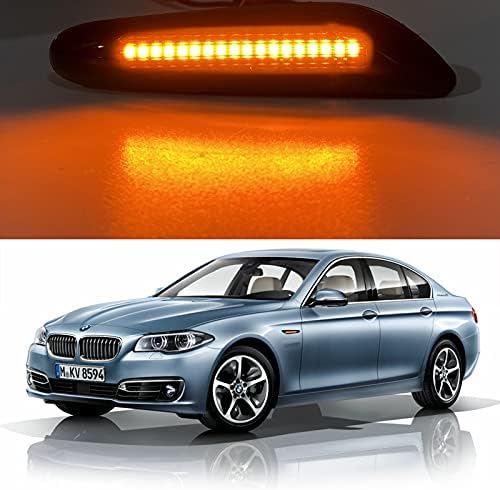 Duman LED Yan Işaretleyici Dönüş sinyal ışıkları Değiştirme BMW E46 E60 E82 E83 E88 E90 E91 E92 E93 X1 X3 325i 328i 335i 525i