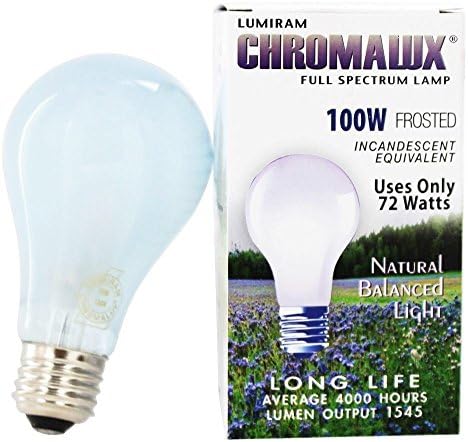 Chromalux H & PC-67531 Ampul Buzlu Tam Spektrum (100 Watt) 1 Sayım