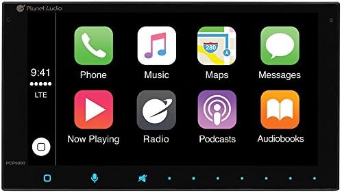 Planet Audio PCP9800A Apple CarPlay Multimedya Alıcı Modeli Bluetooth, Çift Din, Android Otomatik, 6,75 inç Dokunmatik Ekran,