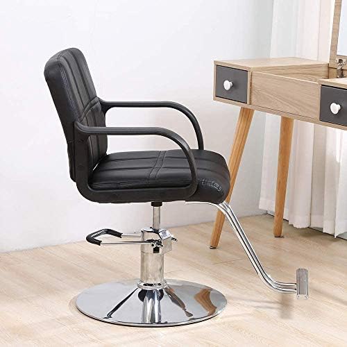 YHBM Salon Sandalyeleri Kuaförlük Kuaför Styling Sandalye Heavey Görev, Güzellik Döner Sandalye Ayarlanabilir Kesme Salon Ekipmanları