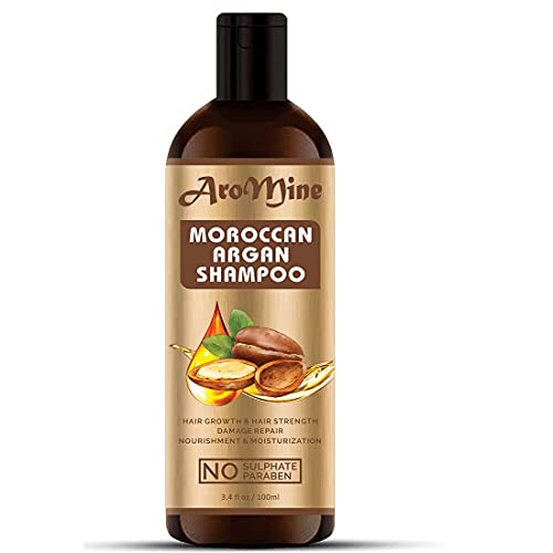 Organik Argan Yağı ile Göz Alıcı Hub Aromine Fas Argan Saç Şampuanı (Sülfat ve Paraben İçermez), 100Ml